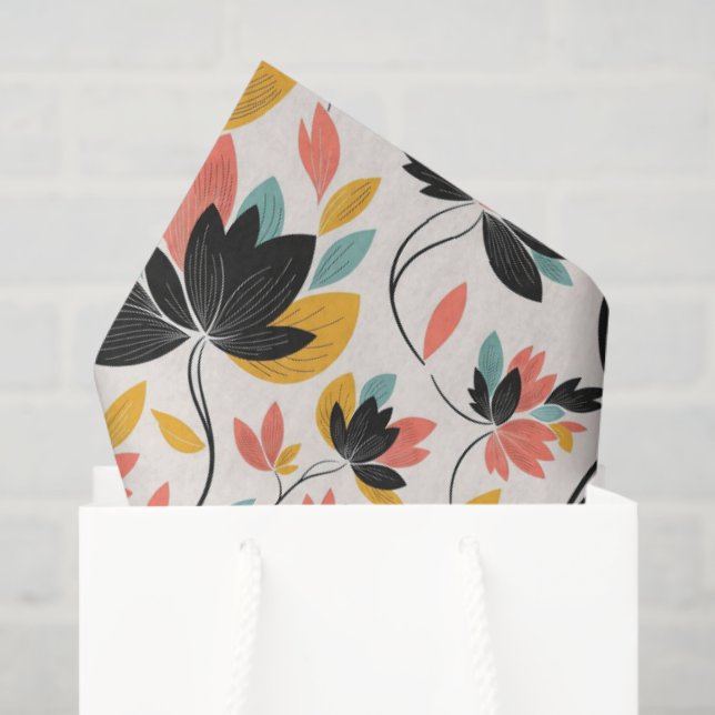 Retro Colors  Tissue Paper (Gift Bag)