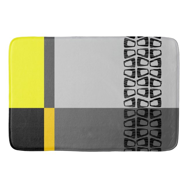 Retro Colour Block Bath Mat (Front)