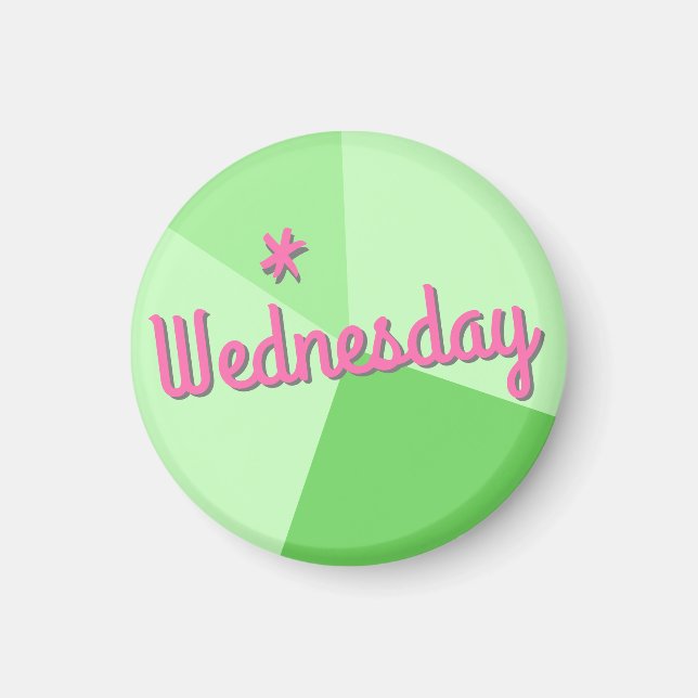 Retro Colour Block Planner Magnet (Front)