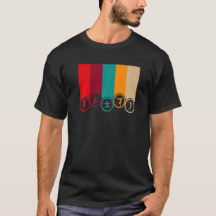 Retro Colour Girl Tumbling Team Gear Gymnast Gymna T-Shirt