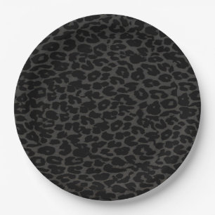 Retro Colour Leopard Print Skin #85 Paper Plate