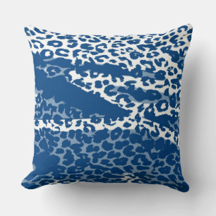 Retro Colour Leopard Print Skin #9 Cushion