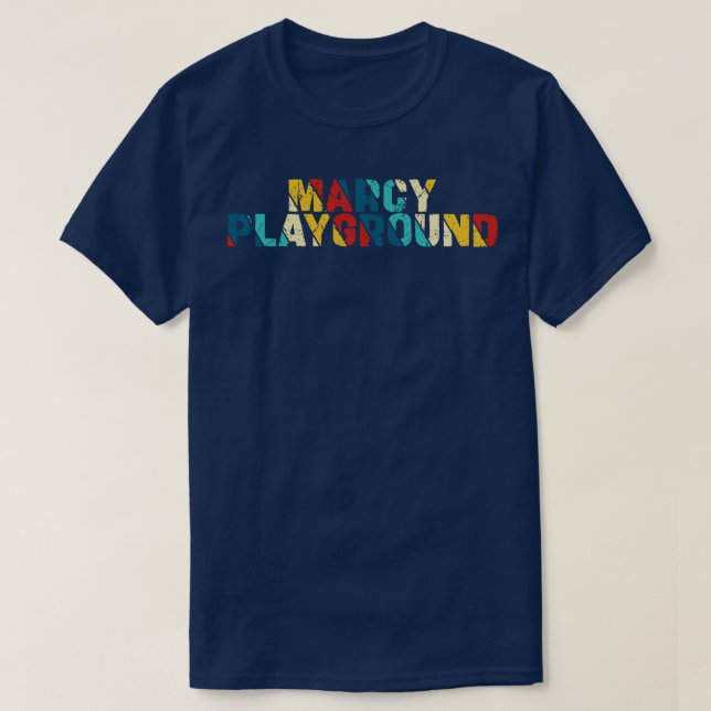 Retro Colour Marcy Playground T-Shirt (Design Front)