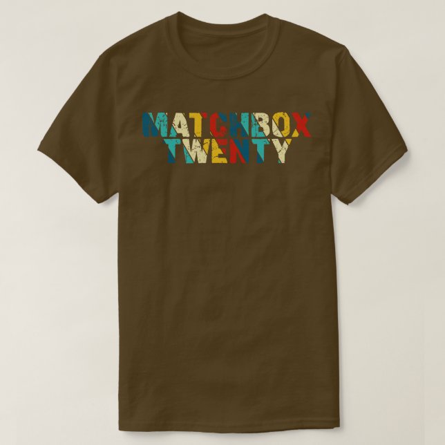 Retro Colour Matchbox Twenty T-Shirt (Design Front)