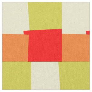 Retro Colour Modern Geometric Pattern #3 Fabric