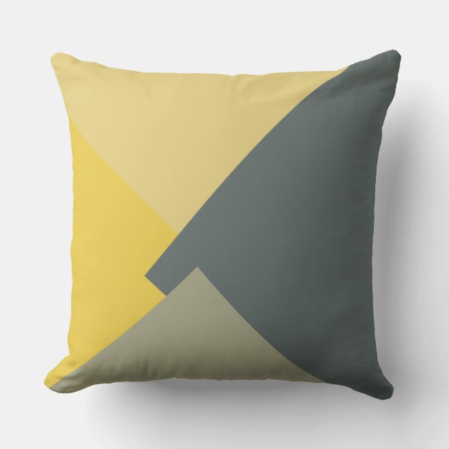 Retro Colour Modern Geometric Pattern #5 Cushion (Front)