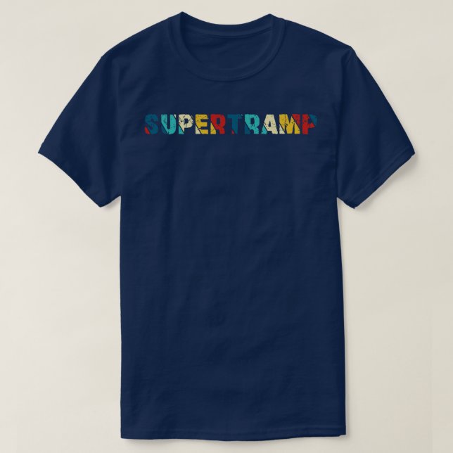 Retro Colour Supertramp T-Shirt (Design Front)