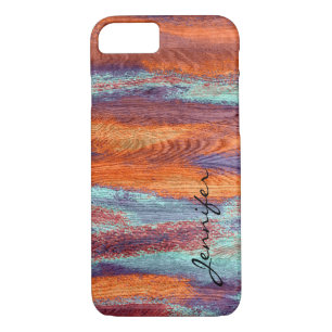 Retro Colour Wood Grain Texture #2 Case-Mate iPhone Case