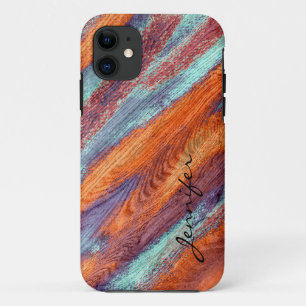 Retro Colour Wood Grain Texture #2 Case-Mate iPhone Case