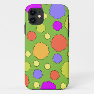 Retro colourful Bold Bright Polka Dot Case-Mate iPhone Case