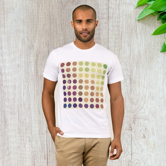 Retro Colourful Circles Mens T-Shirt (Creator Uploaded)