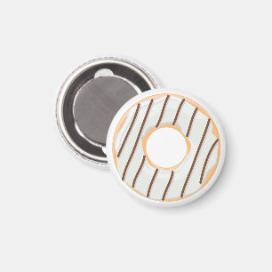Retro Colourful Doughnuts Pattern Minimalist Fun P Magnet