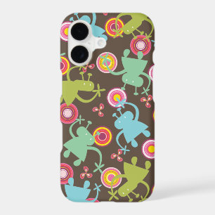 Retro Colourful Fun Cute Boy Cartoon Aliens Casing