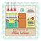 Retro Colourful Kitchen Label Sticker