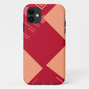 Retro Colourful Modern Abstract Art 3 iPhone 11 Case
