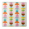 Retro Colourful Nests Ceramic Tile