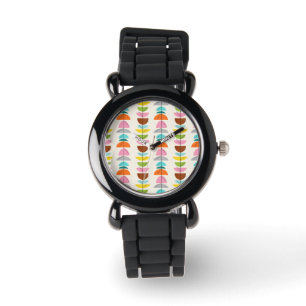 Retro Colourful Nests Kid's Watch