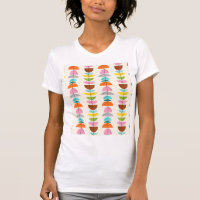 Retro Colourful Nests T-Shirt