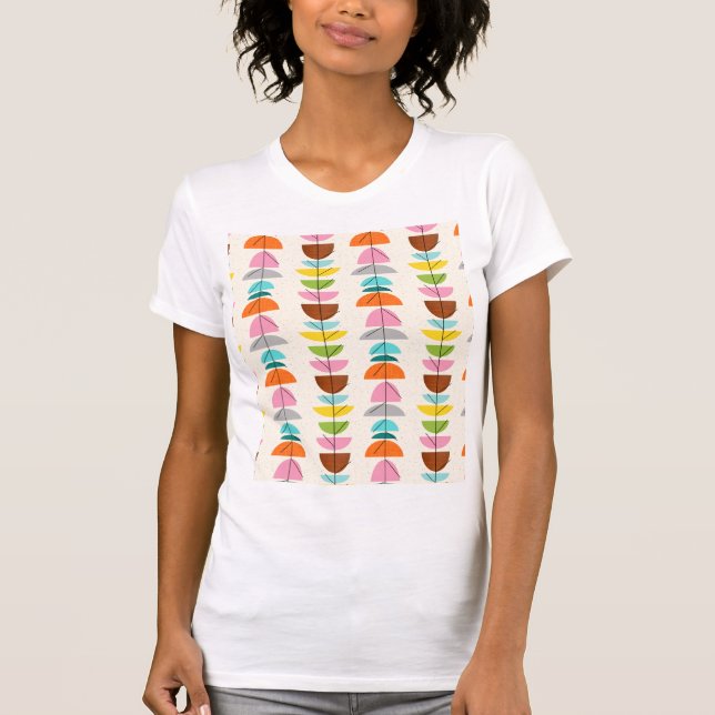 Retro Colourful Nests T-Shirt (Front)