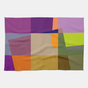 Retro Colourful Pop Art 2 Tea Towel