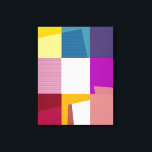 Retro Colourful Pop Art Wrapped Canvas<br><div class="desc">Retro Colourful Pop Art Wrapped Canvas</div>