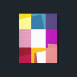 Retro Colourful Pop Art Wrapped Canvas<br><div class="desc">Retro Colourful Pop Art Wrapped Canvas</div>