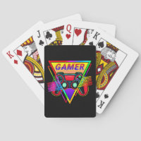 Retro Colourful Rainbow Gamer Computer Gaming