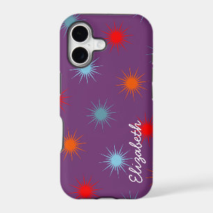 Retro Colourful Star Modern Geometric Pattern 3