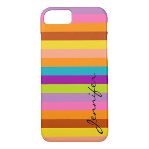 Retro Colourful Stripes Pattern #22 Case-Mate iPhone Case