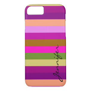 Retro Colourful Stripes Pattern #30 Case-Mate iPhone Case