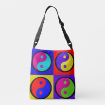 Retro Colourful Yin Yang Pop Colorblock