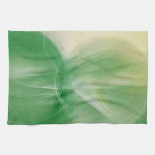 Retro Colours Abstract Painting 3 Tea Towel