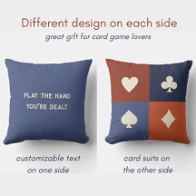 Retro colours Play The Hand You're Dealt, Card Gam