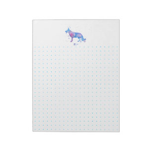 Retro colours Shepherd Dog Notepad