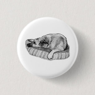 Retro Comfort, Calm Pup Pin