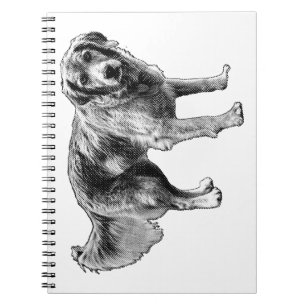 Retro Comic Dog Notebook