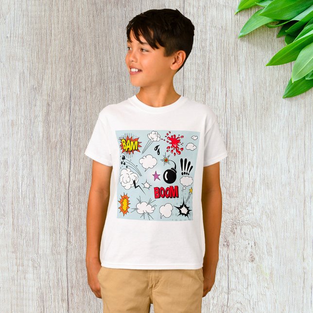 Retro Comic Explosion Pop Art T-Shirt (Creator Uploaded)