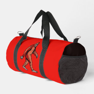 Retro Comic Forest Creature Pop Art Panel Duffle Bag