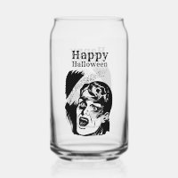 Retro Comic Man Scream Custom Text Halloween