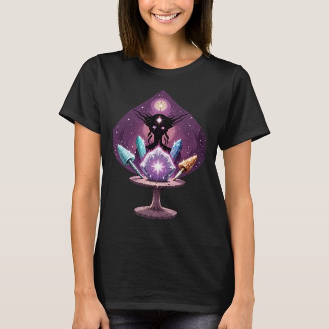 Retro Comic Psychedelic Spirit Art T-Shirt (Front)