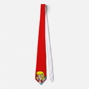 Retro Comic Strip Beauty Tie