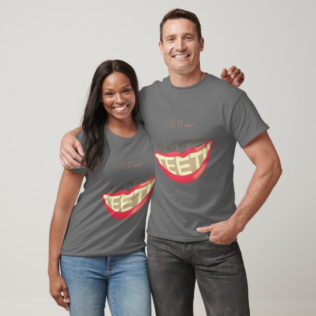Retro Comic Style Graphic Tee Quirky Bold Text Men (Unisex)