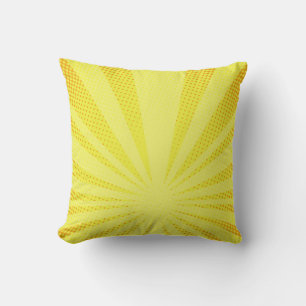 retro comic yellow background raster gradient half cushion