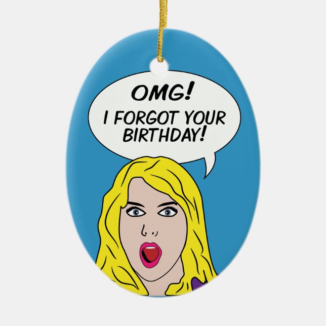 RETRO COMICS custom ornament (Front)