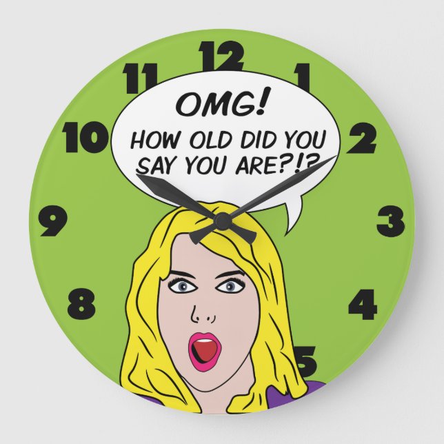 RETRO COMICS wall clock (Front)