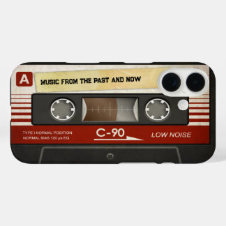 Retro Compact Audio Cassette | DJ Best Gifts iPhone 16 Case