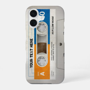 Retro Compact Audio Cassette DJ Best Gifts iPhone 16 Case