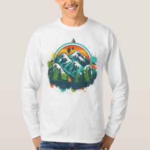 Retro Compass Adventure Tee for Nature Lovers
