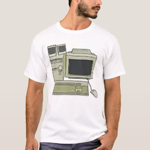 Retro Computer Desk Setup T-Shirt
