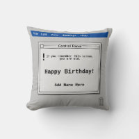 Retro Computer Screen Birthday